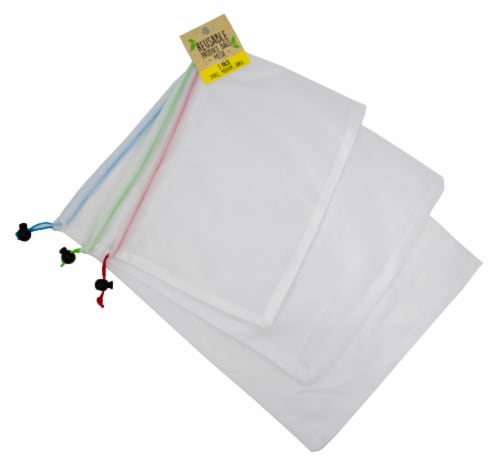 James Paul Products Reusable Mesh Produce Bags Perspective: front