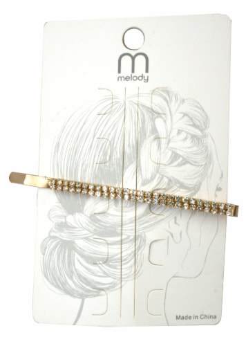 Melody Ladies' Crystal Hair Pin Perspective: front