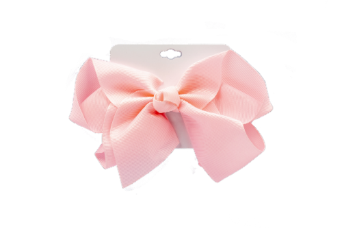 James Paul Products Pink Toddler Hair Bow Perspective: front