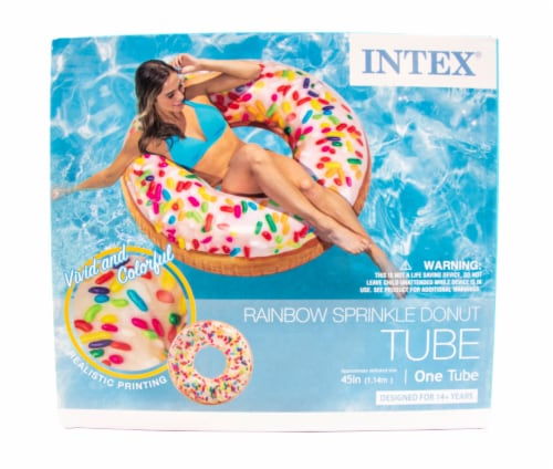 sand and summer sprinkle donut tube