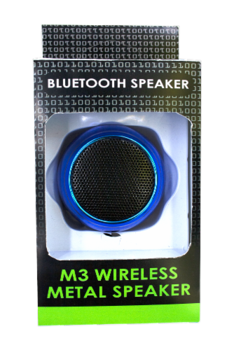 James Paul Products M3 Wireless Metal Portable Bluetooth Speaker Perspective: front