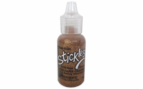 Stickles Glitter Glue .5oz-Rose Gold Perspective: front