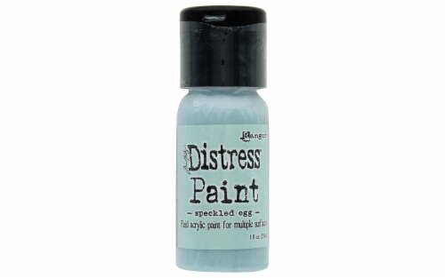 Tim Holtz Distress Paint Flip Top 1oz-Speckled Egg Perspective: front