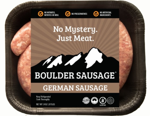 Boulder Sausage® German Sausage Perspective: front