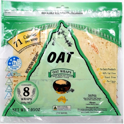 Mountain Bread™ Oat Wraps Perspective: front