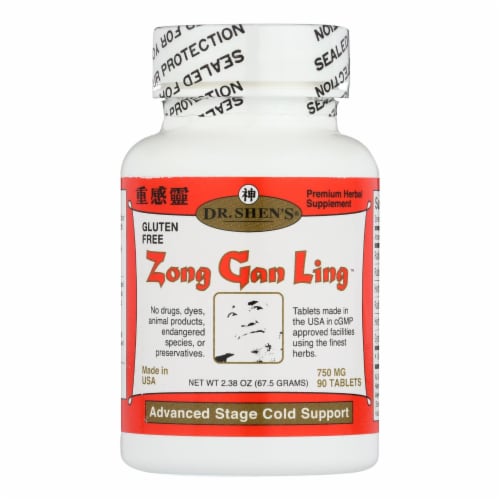 Dr. Shen's - Zong Gan Ling Severe Flu - 1 Each - 90 TAB Perspective: front