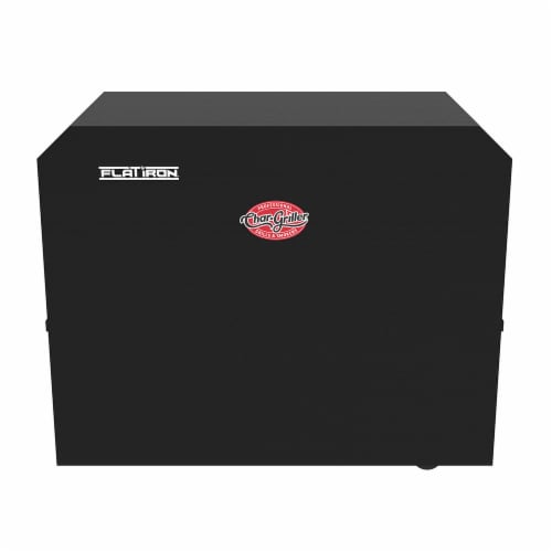 Char-Griller Flat Iron Gas Griddle Cover - Black Perspective: front