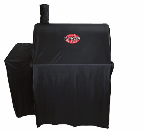 Char-Griller Deluxe Grill Cover - Black Perspective: front