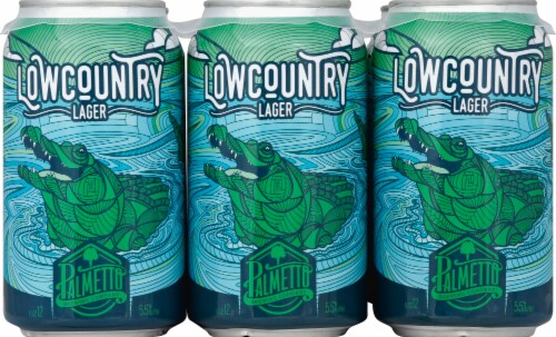 Palmetto Brewing Company Lowcountry Lager Perspective: front
