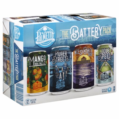 Palmetto Brewing Company® The Battery Pack Beer Variety Pack Perspective: front