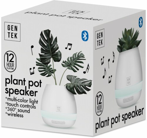 Gentek LED Smart Bluetooth Speaker Flower Pot, 1 ct - Fry's Stores