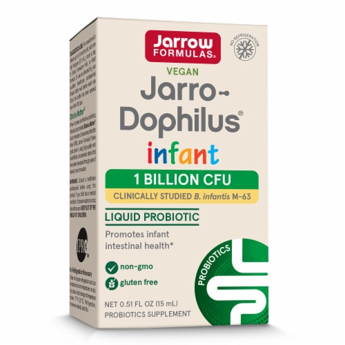 Jarrow Formulas Baby's Jarro-Dophilus Probiotic Drops Liquid Perspective: front