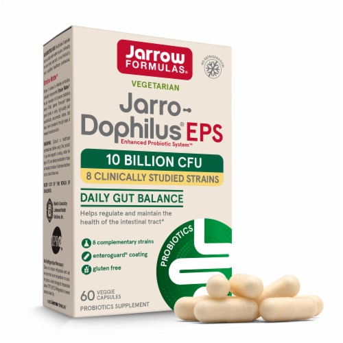 Jarrow Formulas® Jarro-Dophilus® EPS Daily Gut Balance Veggie Capsules Perspective: front