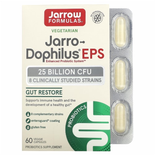 Jarrow Formulas® Jarro-Dophlius EPS Enteroguard Veggie Caps Perspective: front