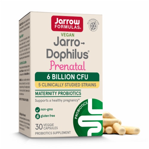 Jarro-Dophilus® Prenatal Maternity Probiotic Veggie Caps Perspective: front