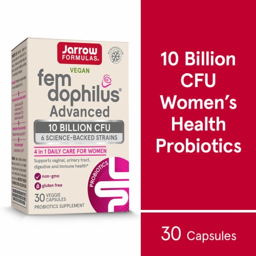 Jarrow Formulas® Fem Dophilus® Advanced Probiotic Capsules Perspective: front