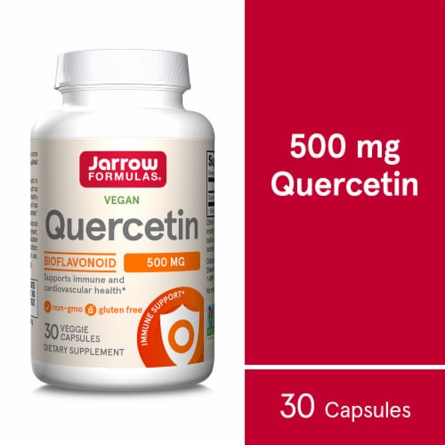 Jarrow Formulas® Quercetin Bioflavonoid Capsules 500 mg Perspective: front