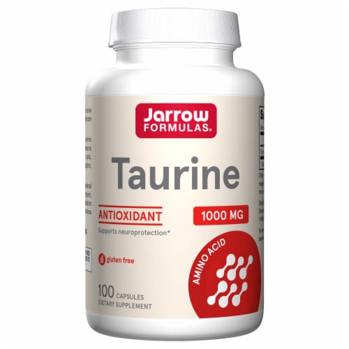 Jarrow Taurine 1000 mg Capsules Perspective: front
