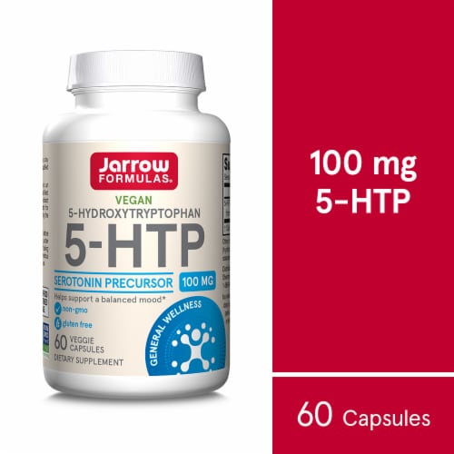 Jarrow Formulas® 5-HTP Capsules Perspective: front