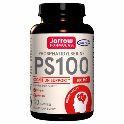 Jarrow Formulas® Phosphatidylserine Cognition Support Dietary Supplement Capsules 10mg Perspective: front