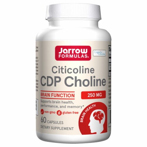 Jarrow Citicoline 250 mg Capsules Perspective: front