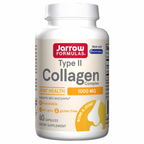 Jarrow Formulas® Type II Collagen Complex Joint & Bone Health Capsules 1000mg Perspective: front
