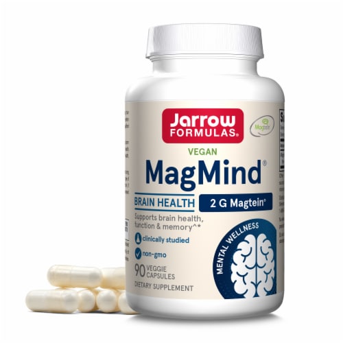 Jarrow Formulas® Mag Mind® Supplement Capsules Perspective: front