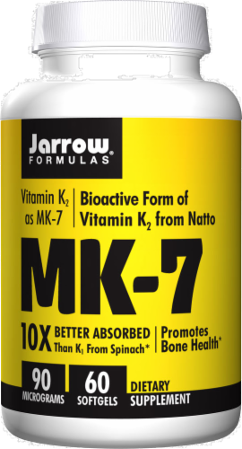 Jarrow MK-7 Softgels 60 Count Perspective: front