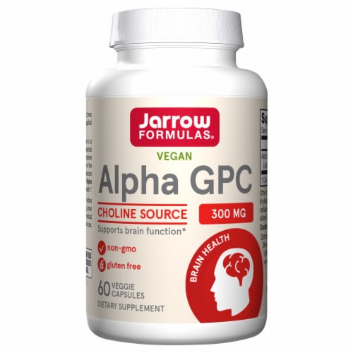 Jarrow Formulas® Alpha GPC 300MG Veggie Caps Perspective: front