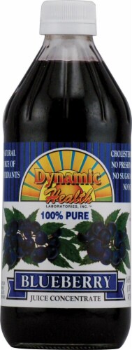 Dynamic Health  Blueberry Juice Concentrate Perspective: front