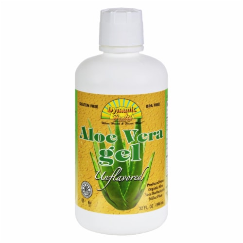 Dynamic Health Unflavored Aloe Vera Gel Perspective: front