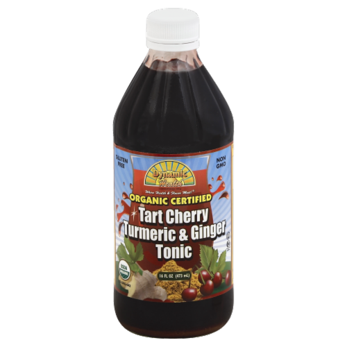 Dynamic Health Tart Cherry Turmeric & Ginger Tonic Perspective: front