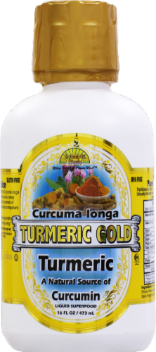 Dynamic Health Turmeric Gold Liquid Superfood Perspective: front