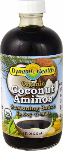 Dynamic Health  Organic Coconut Aminos Seasoning Sauce Perspective: front
