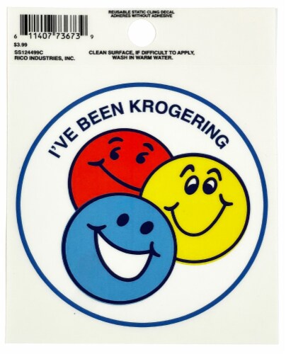 I've Been Krogering Die-Cut Decal Perspective: front