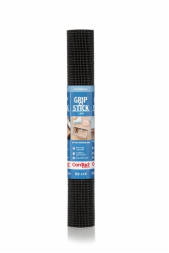 Con-Tact Brand® Grip n Stick Shelf Liner - Black Perspective: front