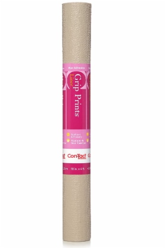 Con-Tact Brand® Grip Prints Non-Adhesive Shelf Liner - Taupe, 18 in x 4 ft  - Kroger