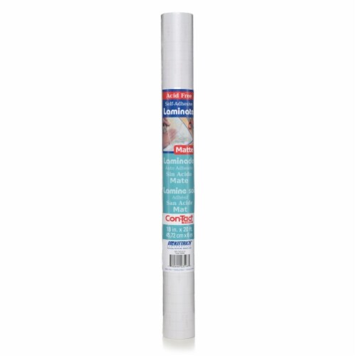Con-Tact Brand® Self-Adhesive Matte Laminate - Transparent Perspective: front