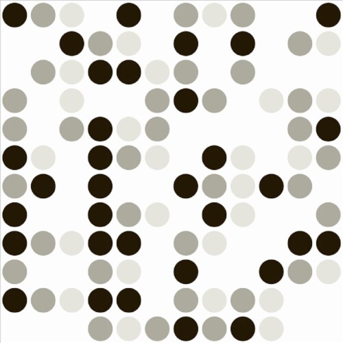 Con-Tact Brand® Self-Adhesive Shelf Liner - Polka Gray Perspective: front