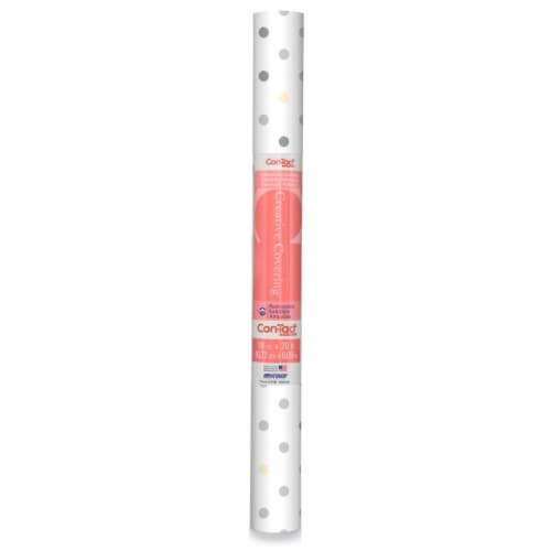 Con-Tact Brand® Creative Covering Adhesive Liner - Dottie Gray Perspective: front