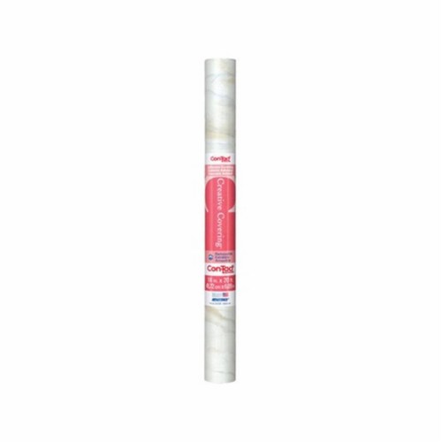 Con-Tact Brand® Self-Adhesive Shelf Liner - White Marble Perspective: front