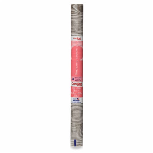 Con-Tact Brand® Creative Covering Adhesive Shelf Liner - Driftwood Perspective: front