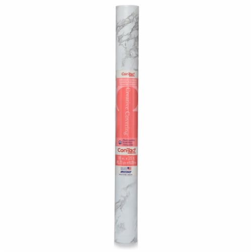 Con-Tact Brand® Creative Covering Adhesive Liner - Classic Marble White Perspective: front