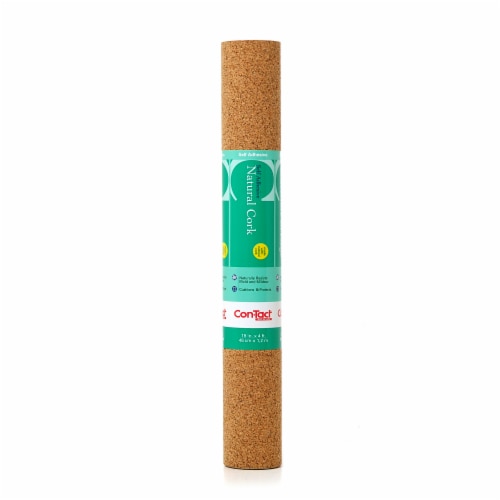 Con-Tact Brand® Self-Adhesive Natural Cork Liner Perspective: front