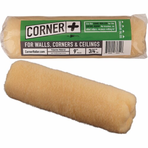 Corner Roller 9 In. x 3/4 In. Knit Paint Roller Cover 76534 Perspective: front