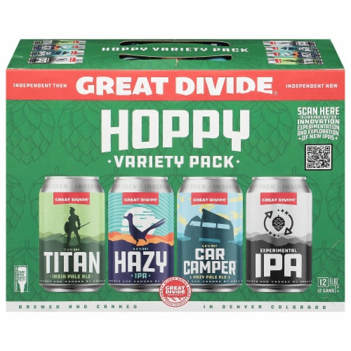 Great Divide Hoppy Variety Pack Perspective: front