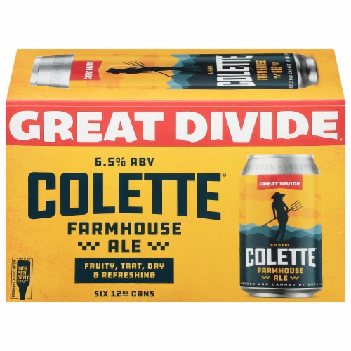 Great Divide Brewing Co. Colette Farmhouse Ale Perspective: front