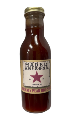 Made In Arizona Prickly Pear BBQ Sauce Perspective: front