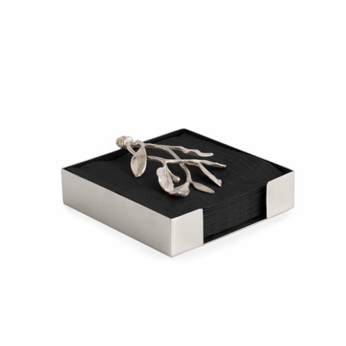 Michael Aram 123448 Laurel Cocktail Napkin Holder Perspective: front