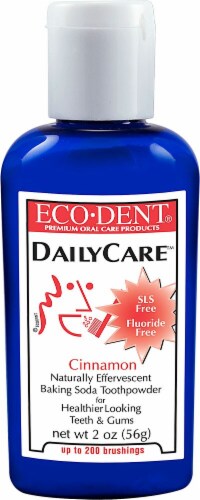 Eco-dent  DailyCare Toothpowder   Cinnamon Perspective: front